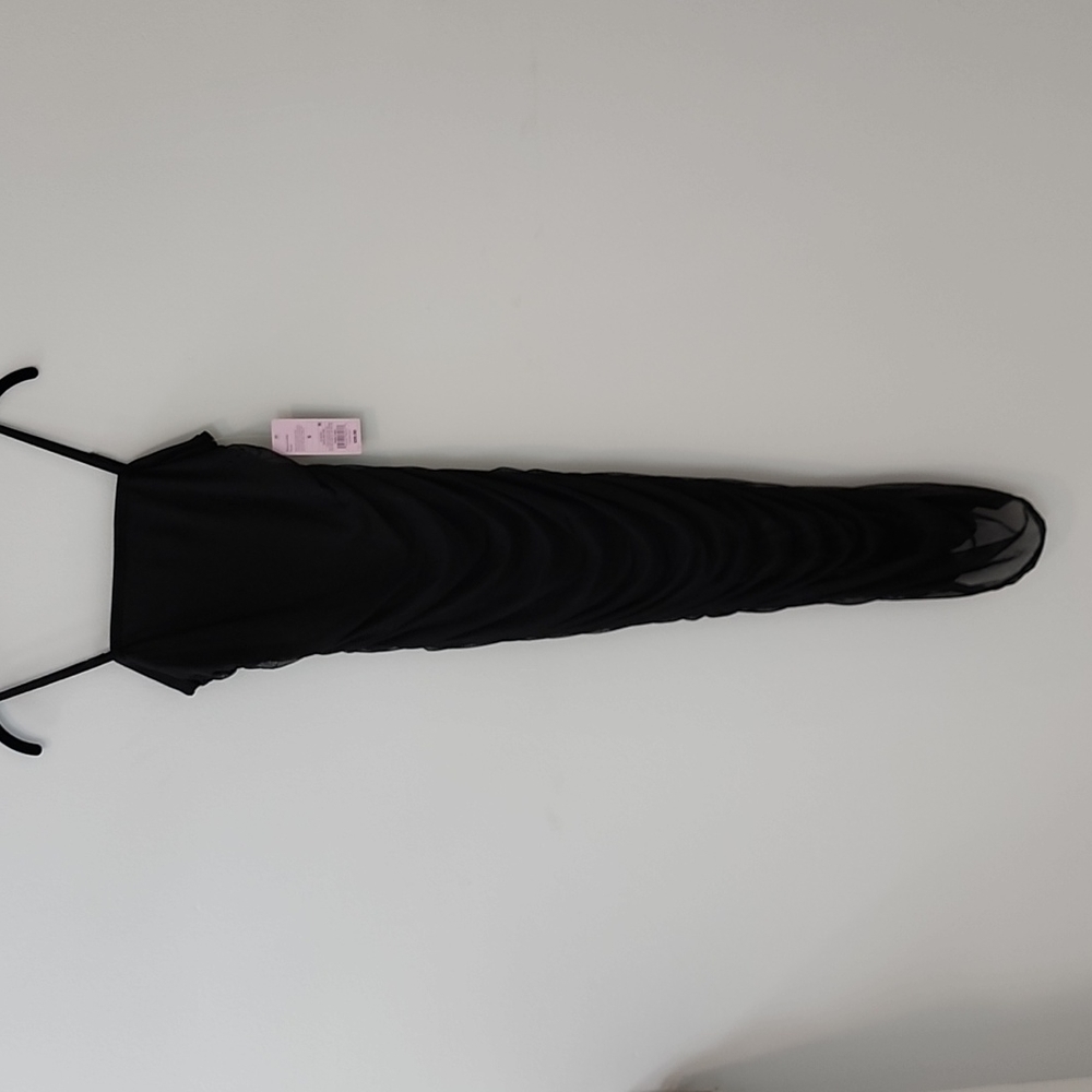 NWT Wild Fable Ruched Black Dress Size Small